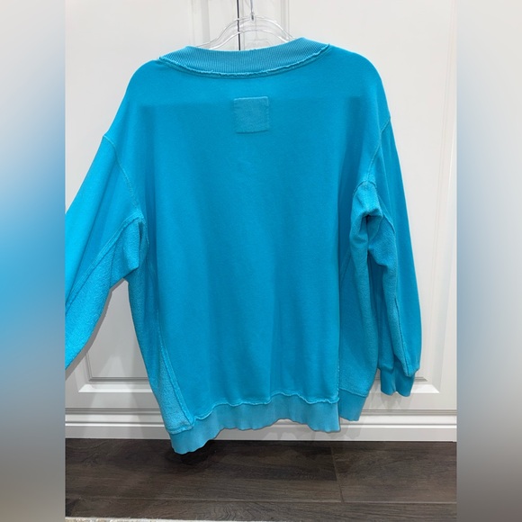 Aerie Turquoise Knit Fabric - Picture 7 of 9